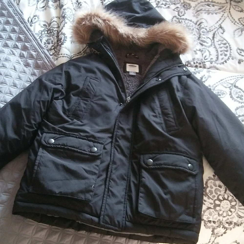 Old Navy Fur Lined Winter Coat